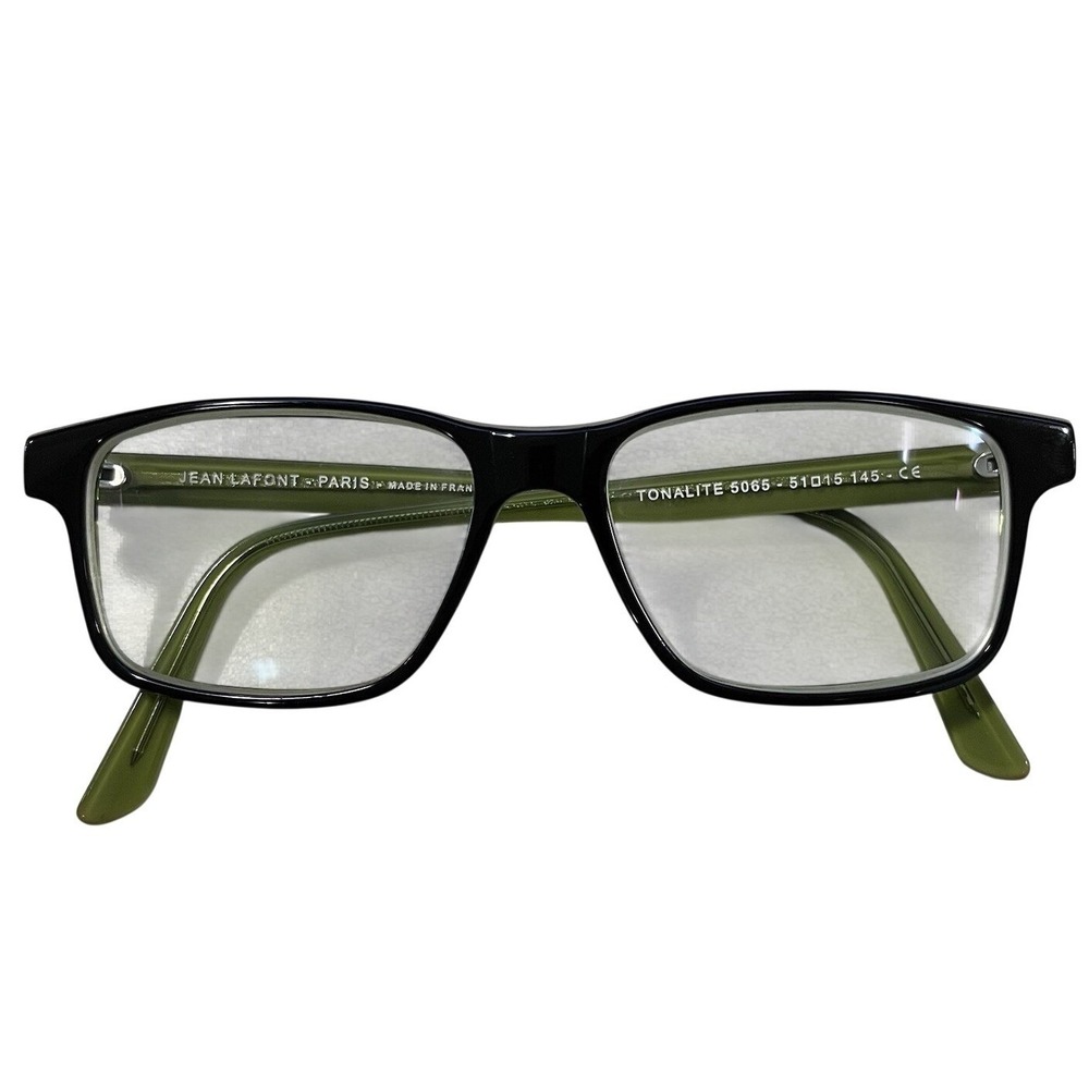 Jean LaFont Tonalite 5065 Eyeglasses Eyeglass Frames 51[]15  145mm Green & Black